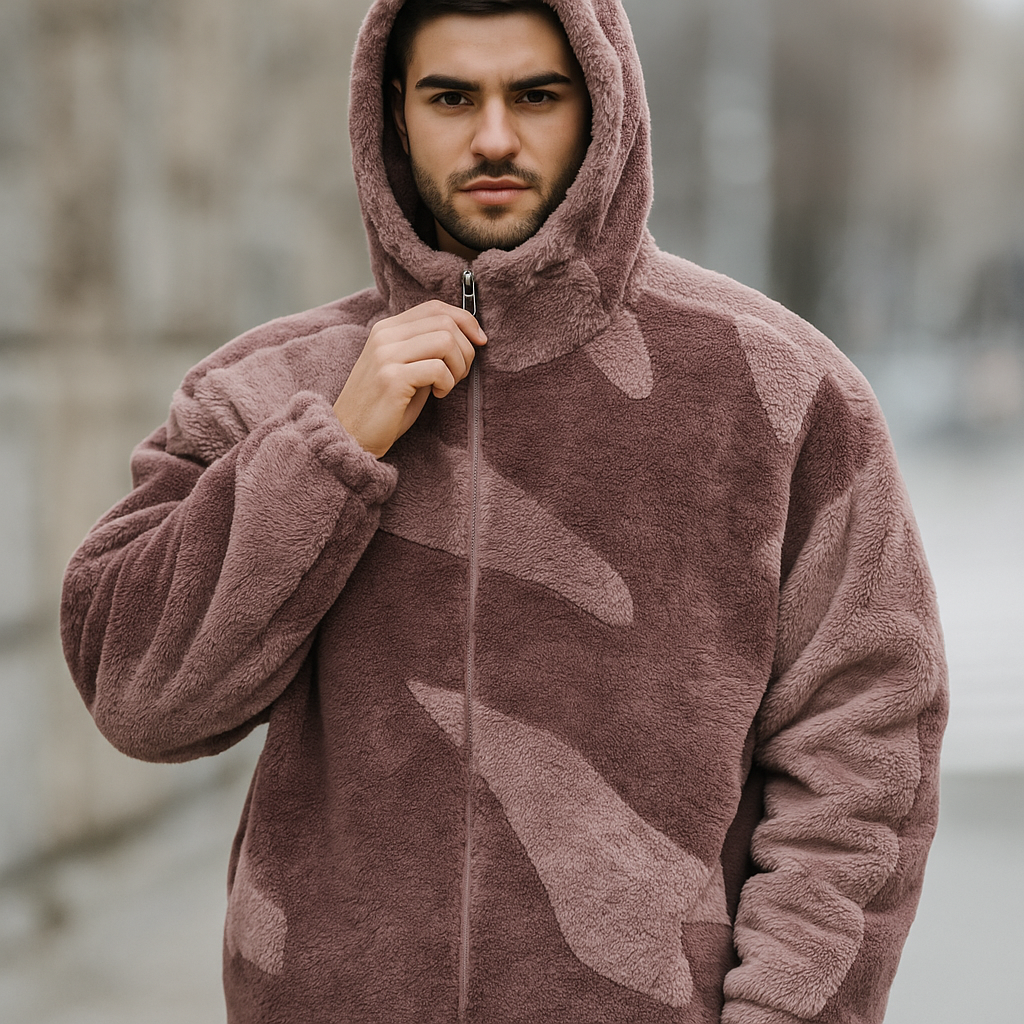 Daren | Chaqueta textura afelpada