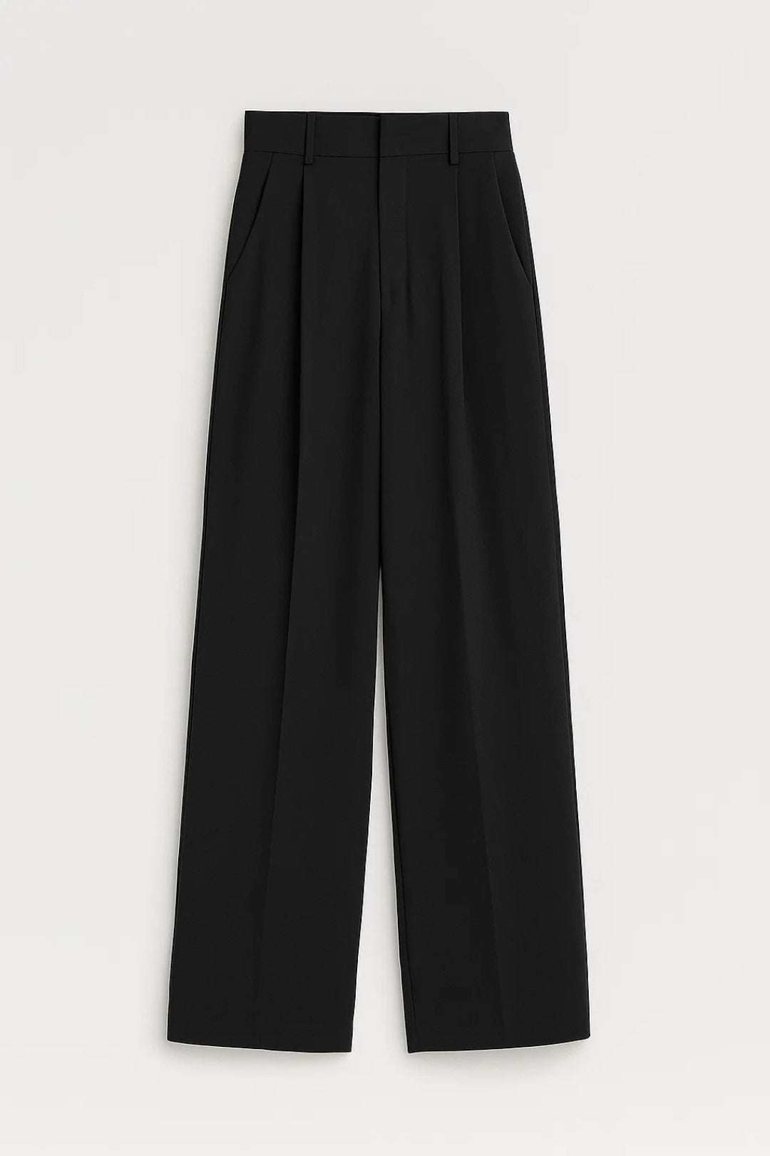 Naïa | Pantalón fluido negro elegante