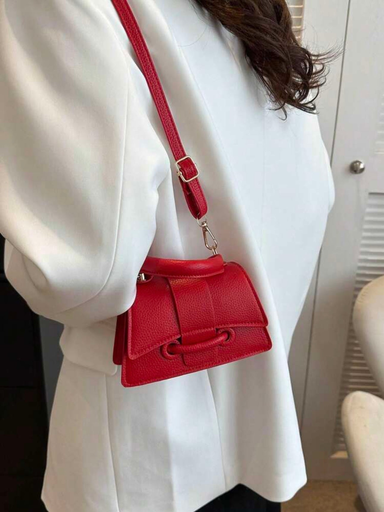 Kelly Red | Bolso tipo Kelly rojo