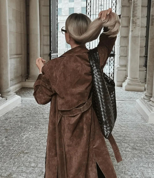 Colette | Trench de ante vintage