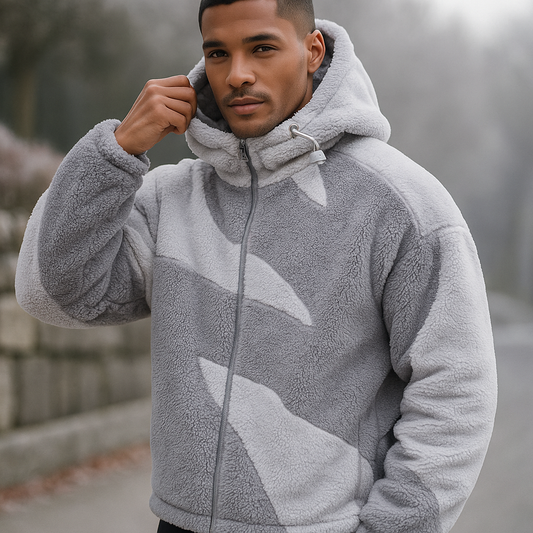 Daren | Chaqueta textura afelpada