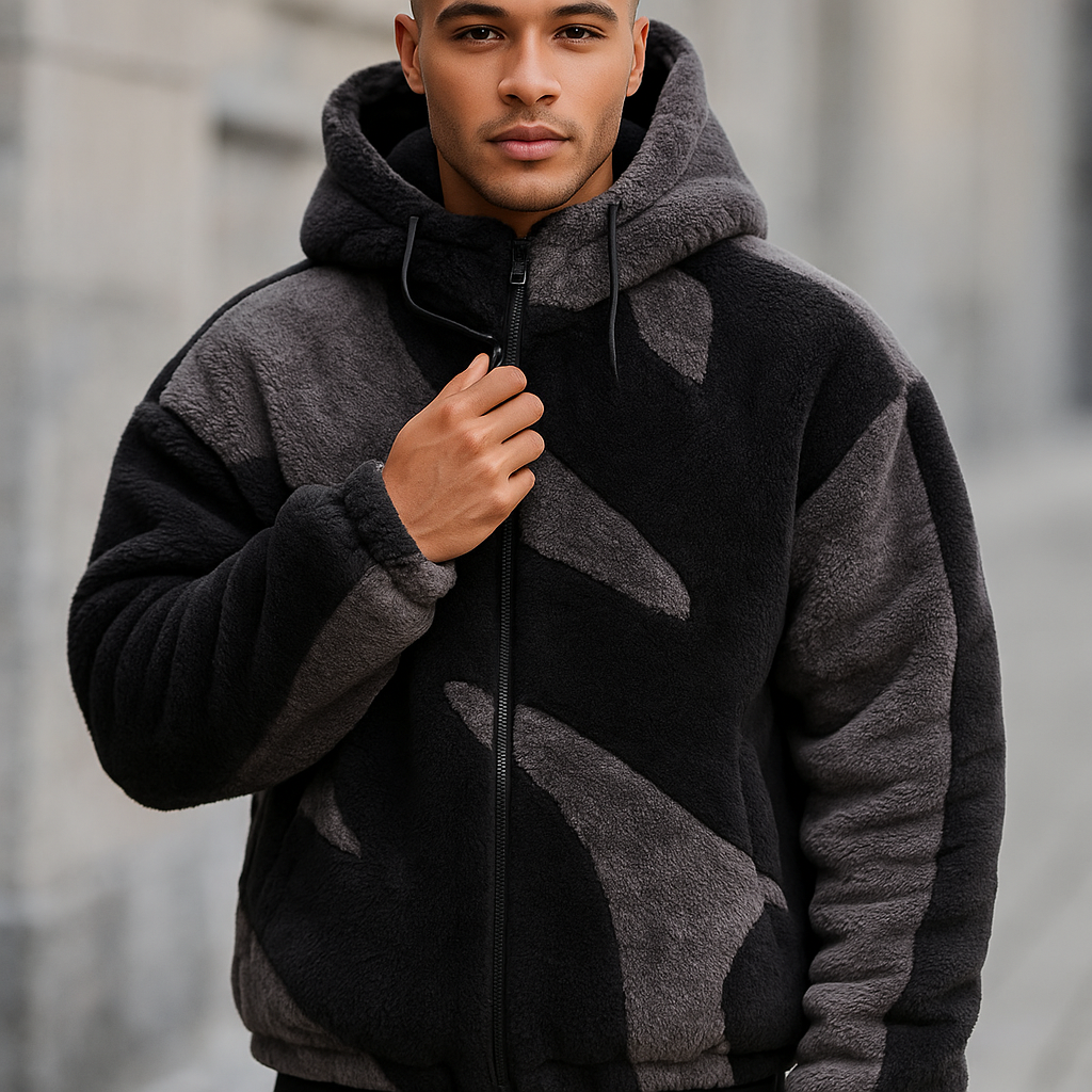 Daren | Chaqueta textura afelpada