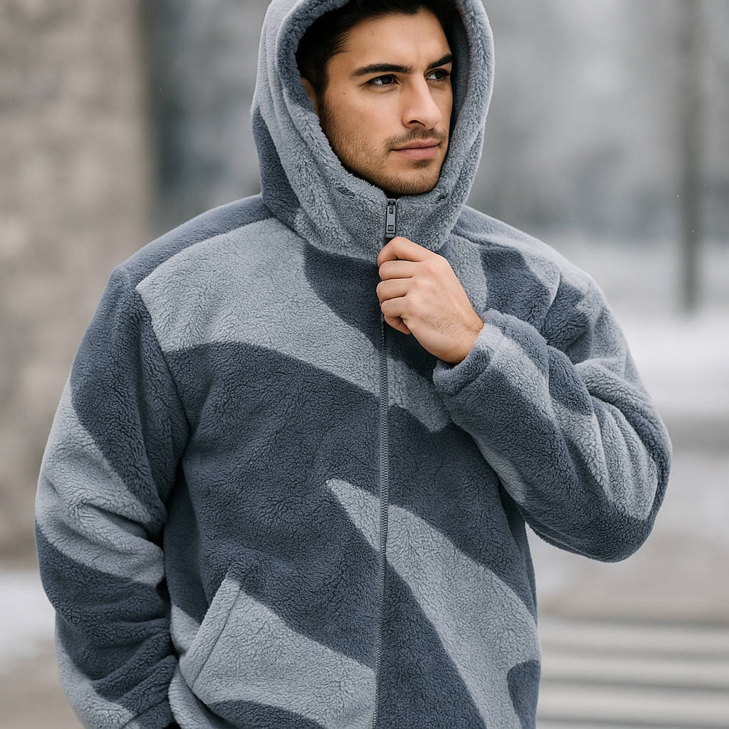 Daren | Chaqueta textura afelpada