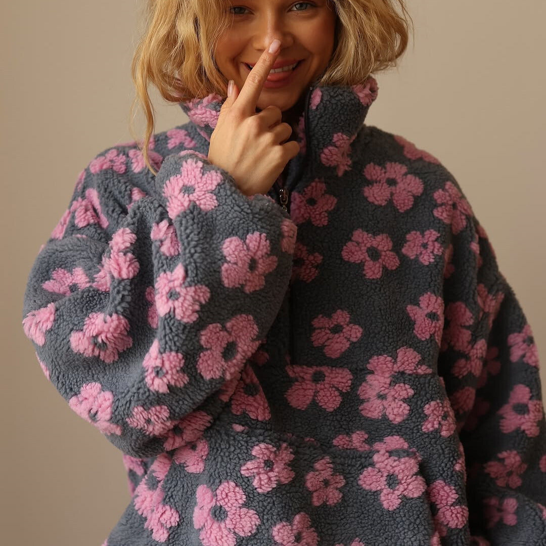 Daisy | Sudadera polar de suavidad floral
