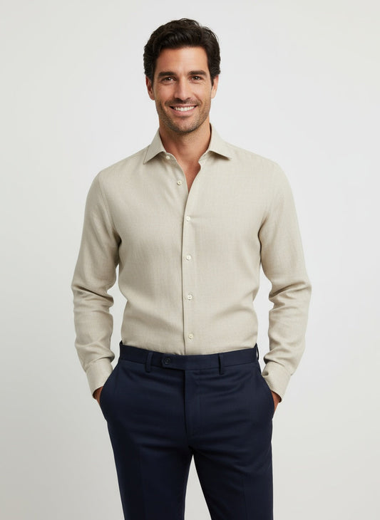 Lucero | Camisa lino algodón