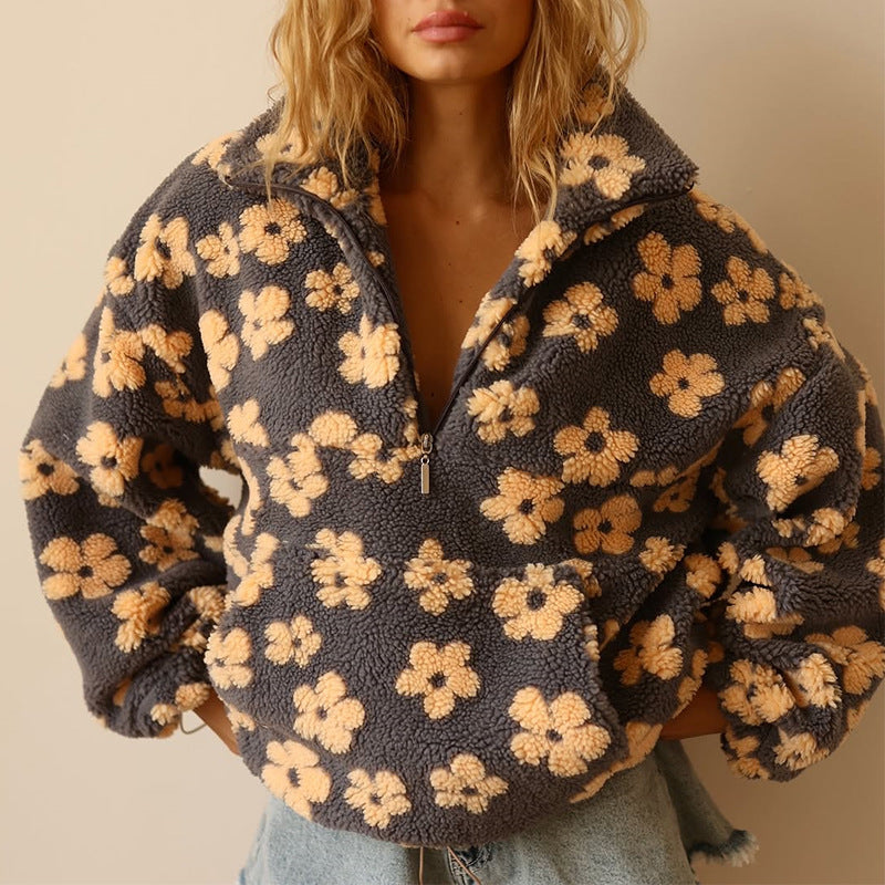 Daisy | Sudadera polar de suavidad floral