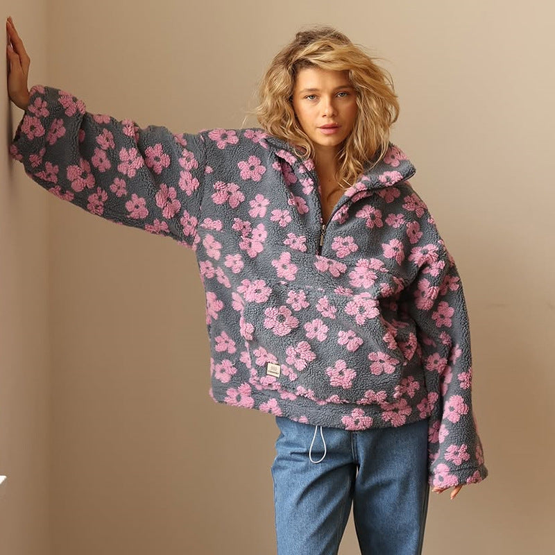 Daisy | Sudadera polar de suavidad floral