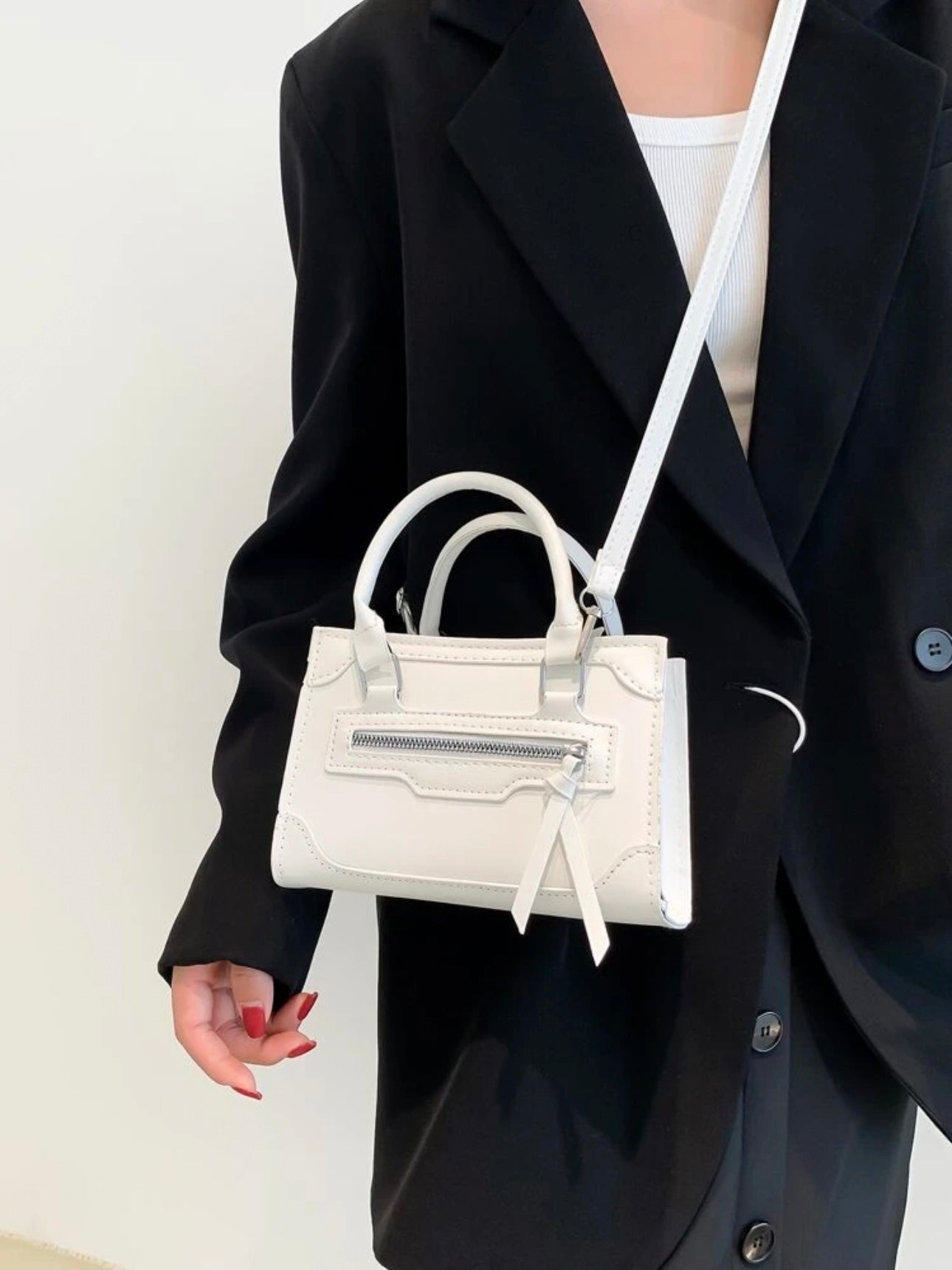 Beverly White | Bolso blanco