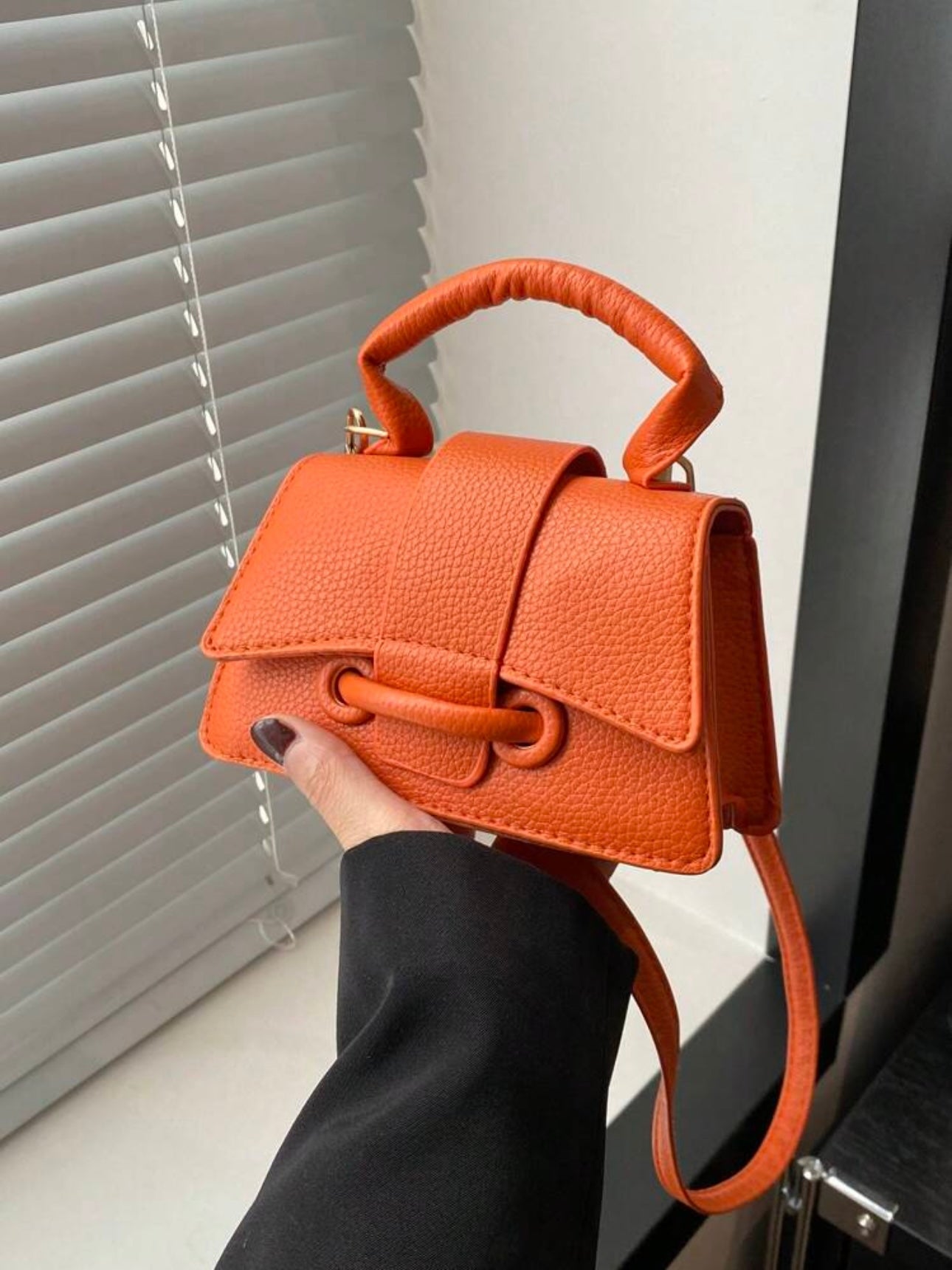 Kelly Arancio | Bolso tipo Kelly naranja
