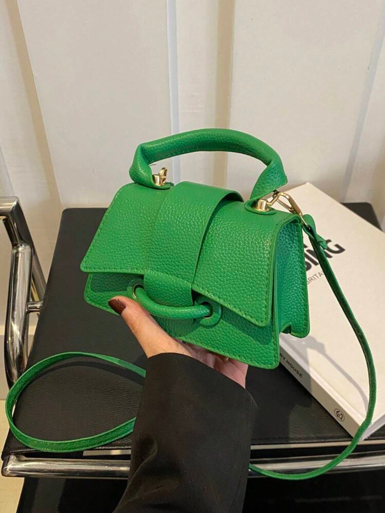 Kelly Green | Bolso tipo Kelly verde