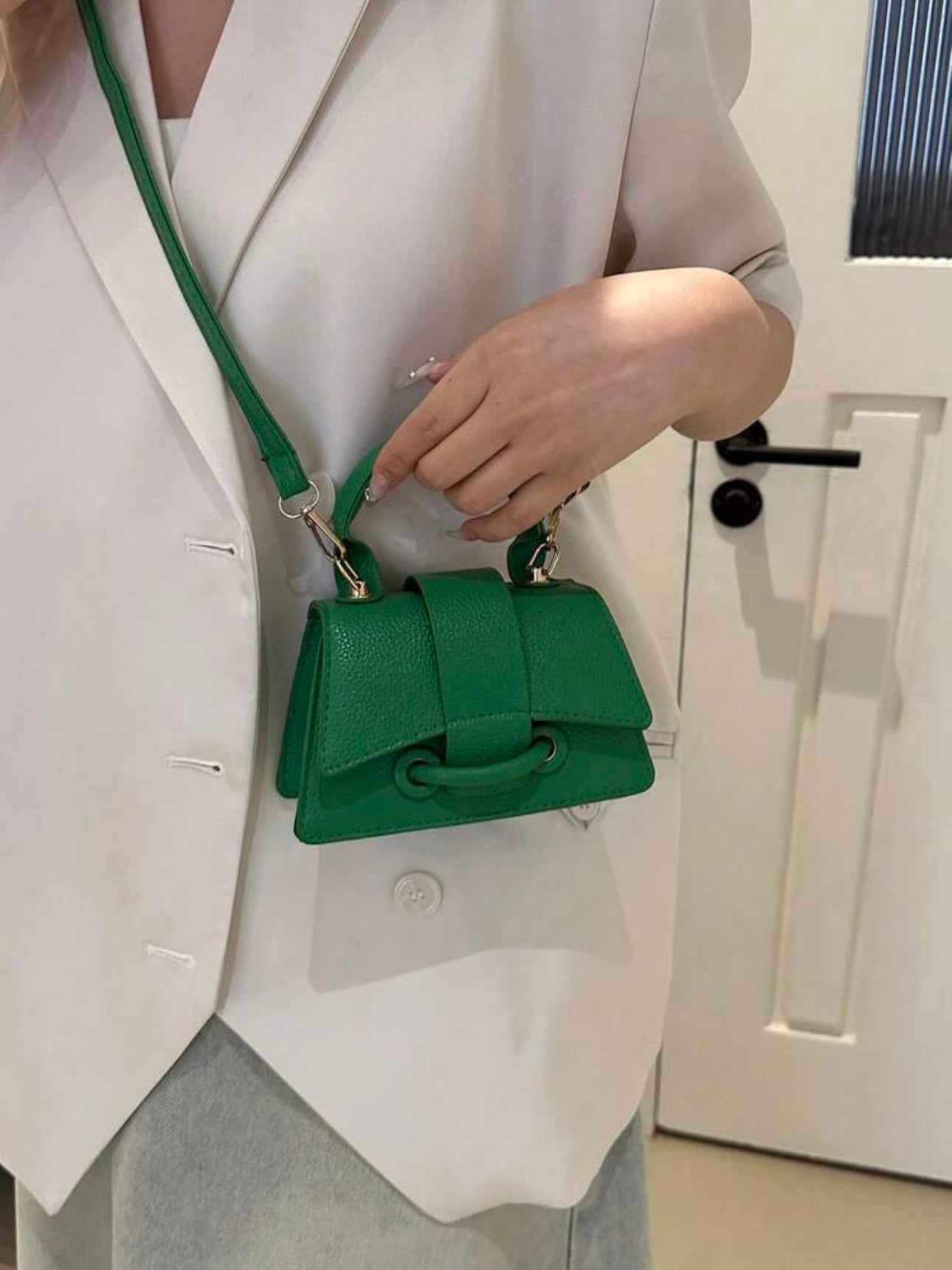 Kelly Green | Bolso tipo Kelly verde
