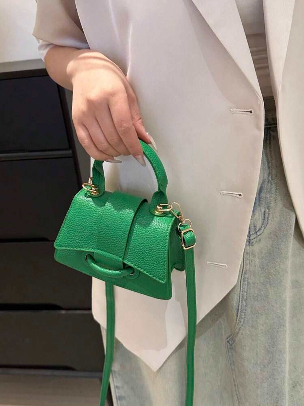 Kelly Green | Bolso tipo Kelly verde