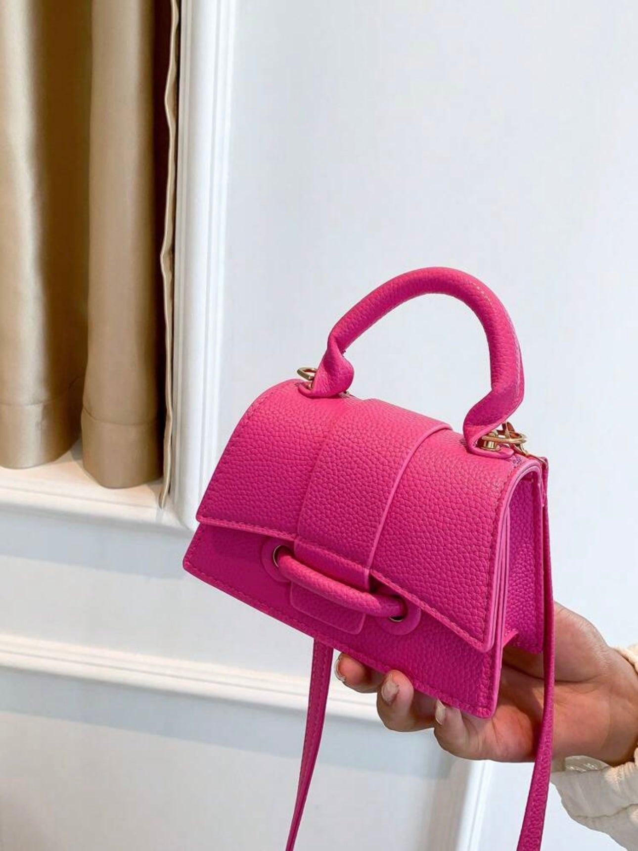 Kelly Pink | Bolso tipo Kelly rosa