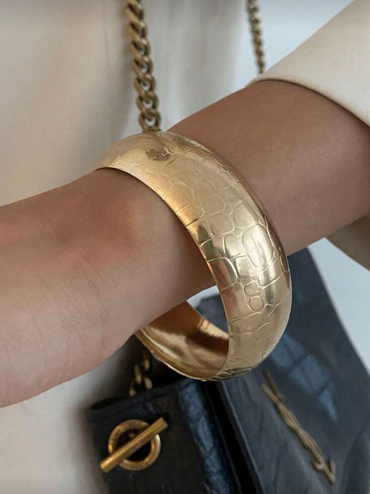 Soleil | Pulsera con detalles dorados