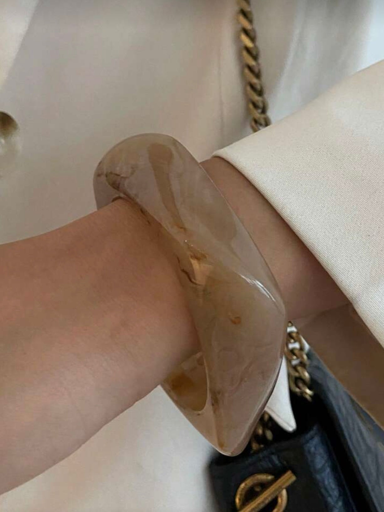 Soleil | Pulsera con detalles dorados