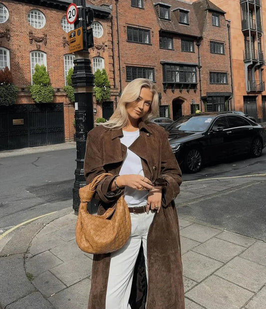 Colette | Trench de ante vintage