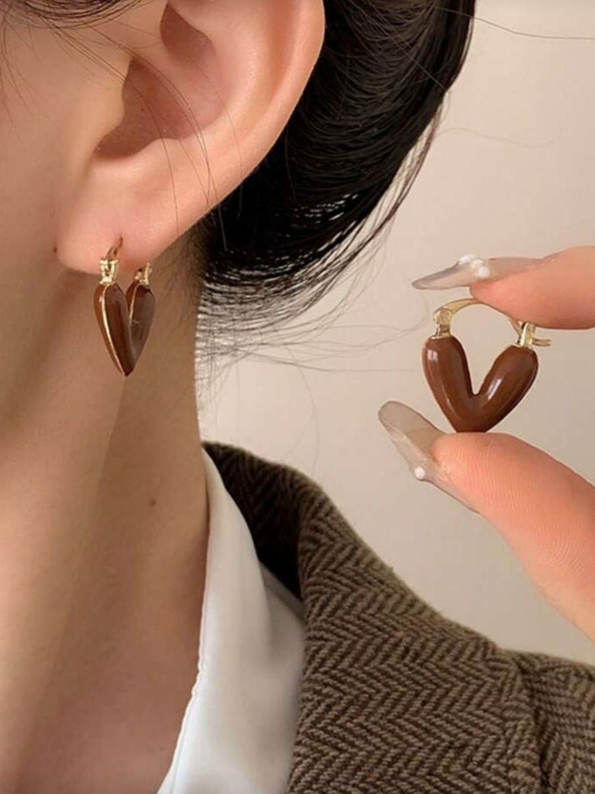 Cuoricini | Pendientes con forma de corazón